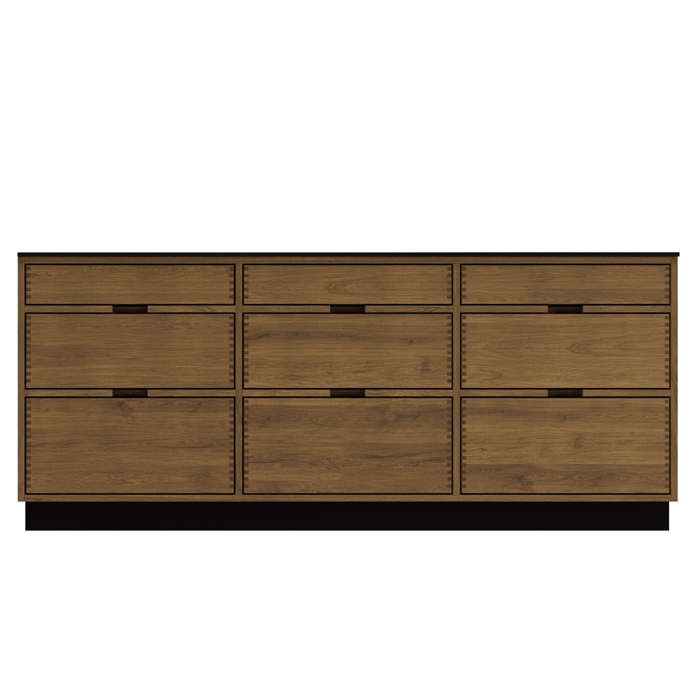 Just Wood Mörkoljerad Køkkenø - 187,6 cm bred - 100 cm dyb