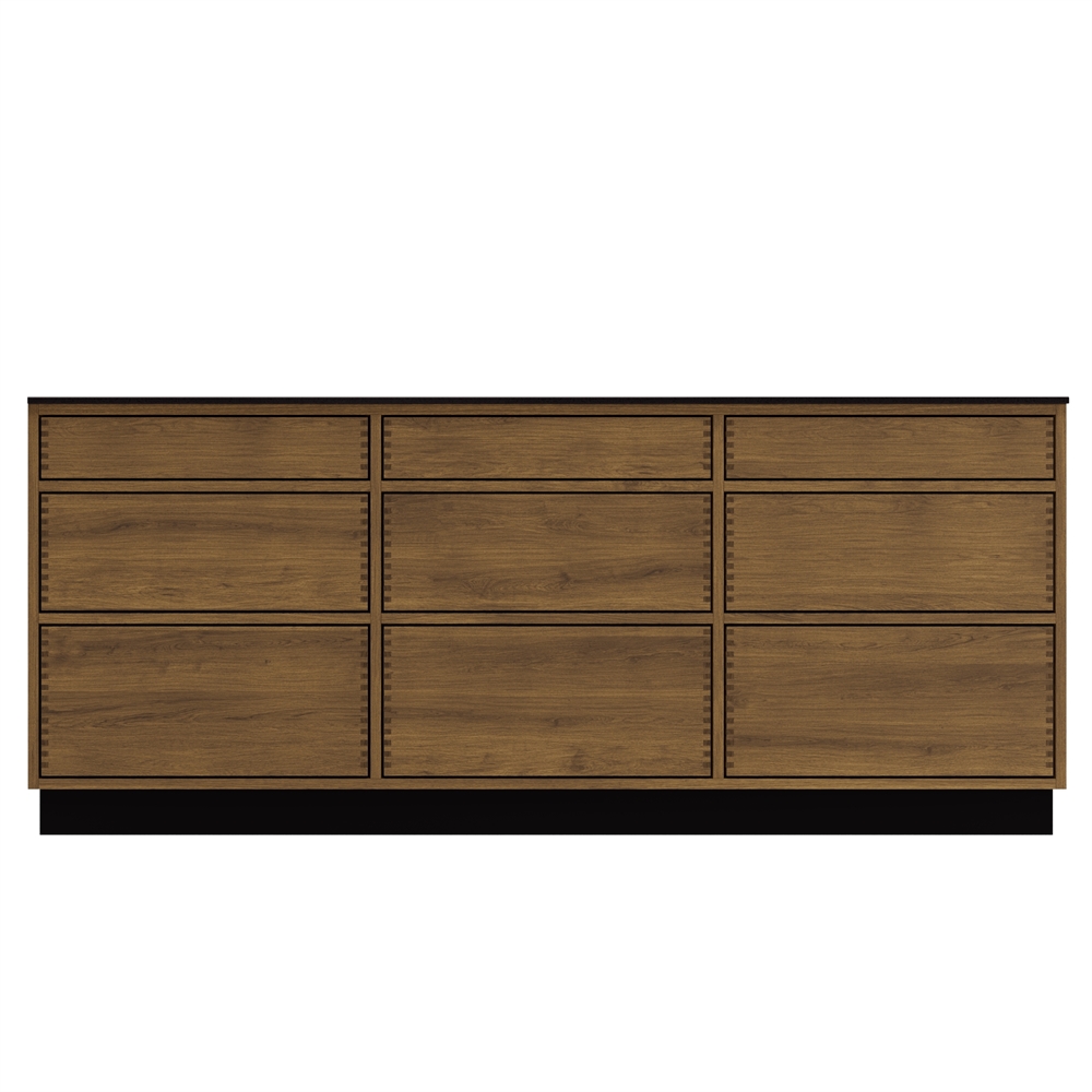 Just Wood Push Mörkoljerad Køkkenø - 187,6 cm bred - 100 cm dyb