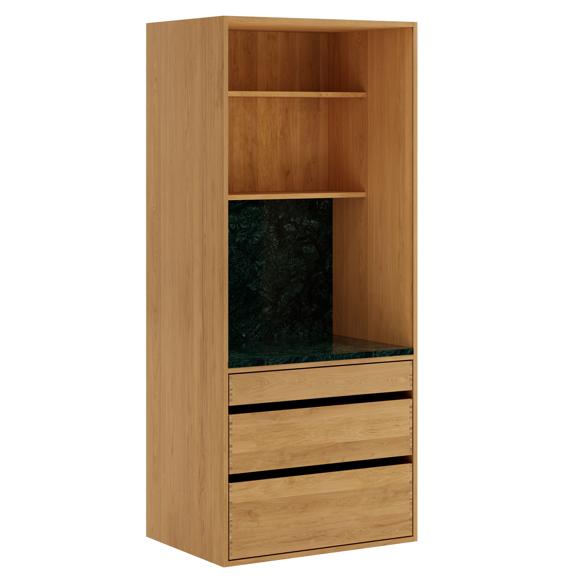 80 cm Ljusoljad Just Wood Original baristaskåp