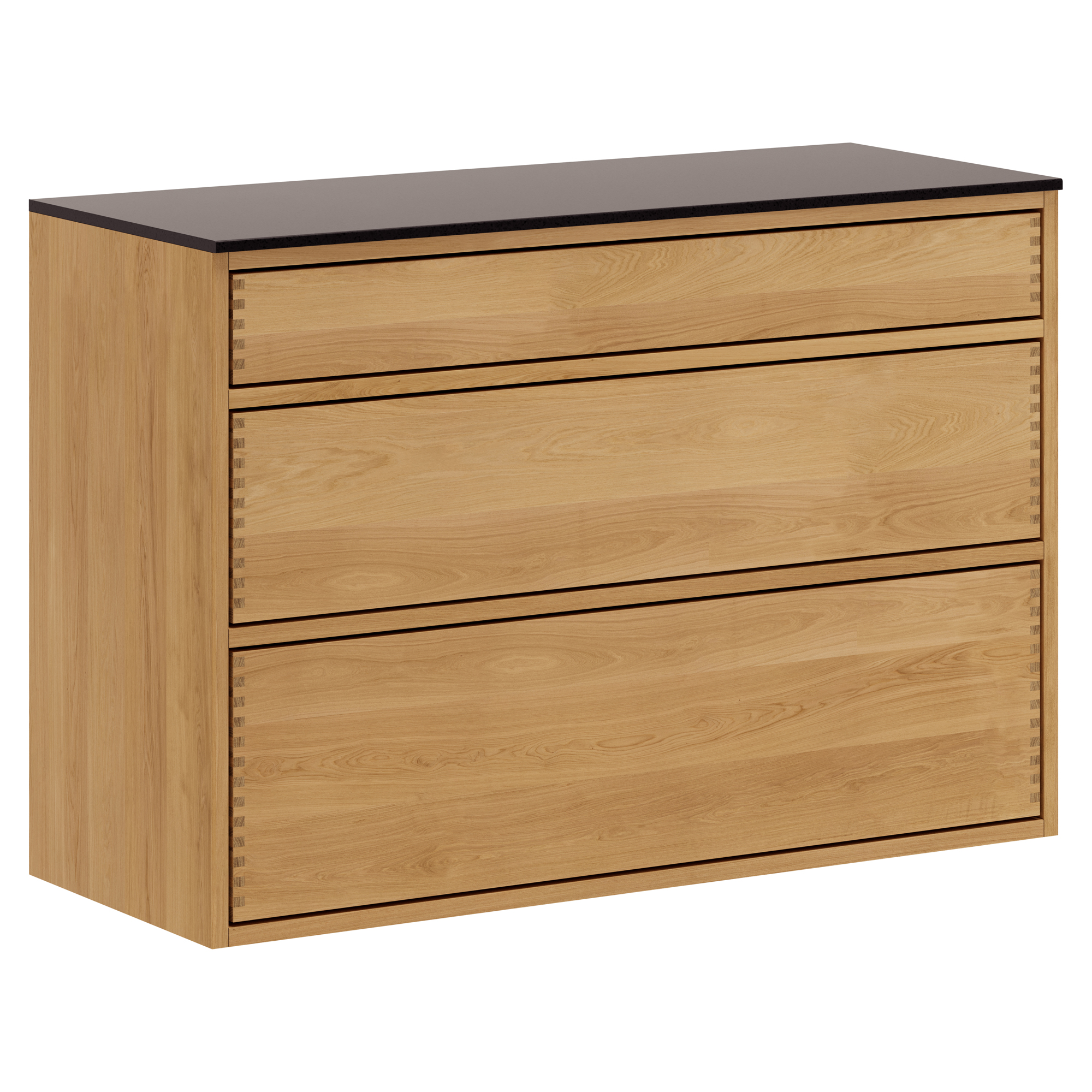 100 cm Ljusoljad Just Wood Push Underskåp 40 cm i djup