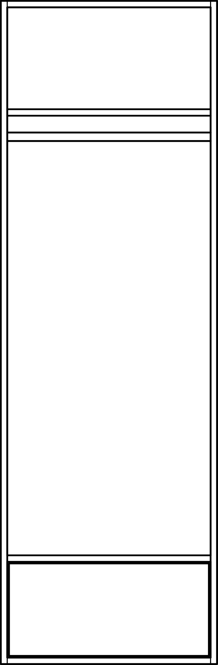 60 cm garderobmodul - Naturlig oljad - 60 cm djup